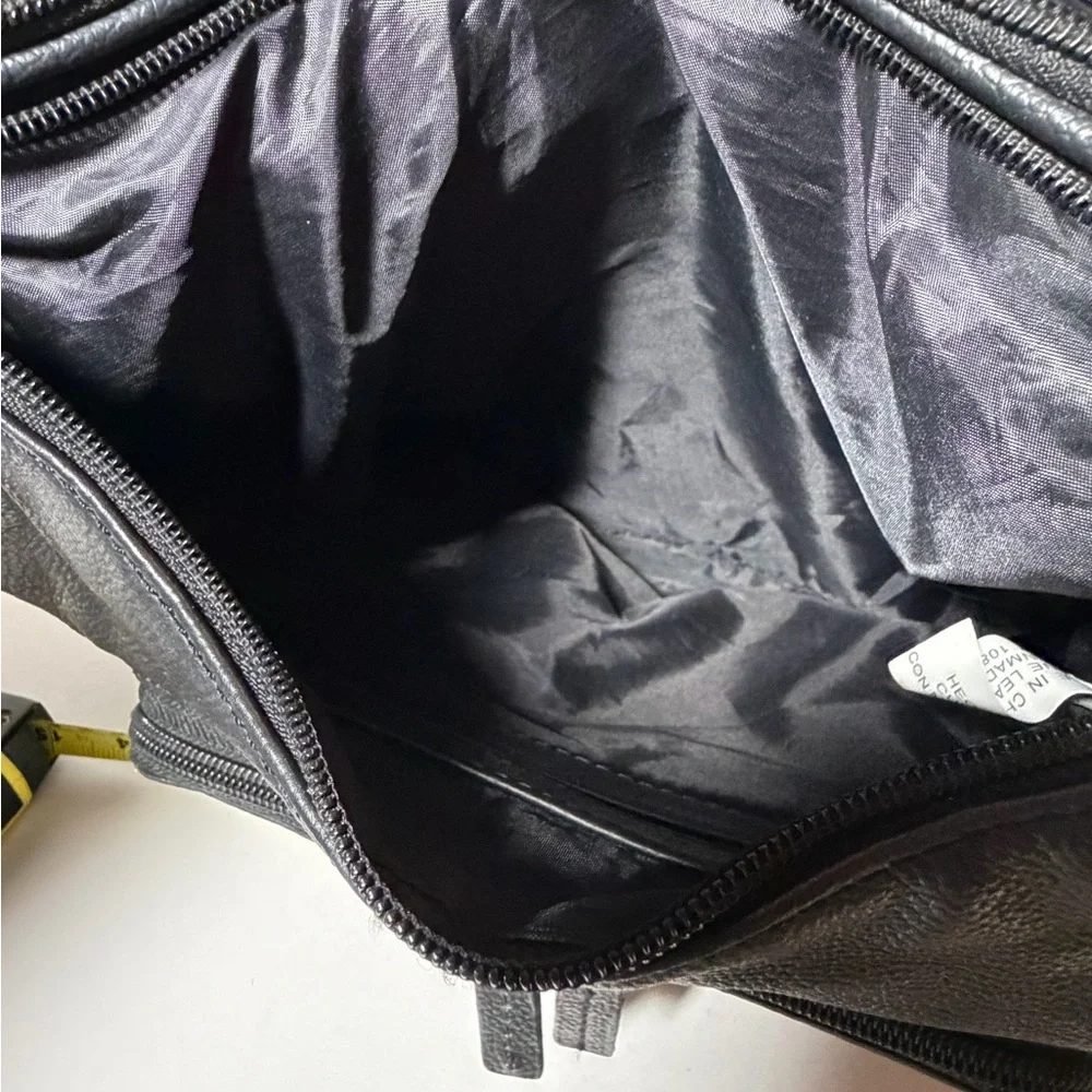 Black Leather Shoulder Bag